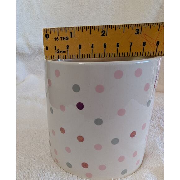 Artisan Coffee Mugs, "No Probllama" Oversized Llama Polka Dot Ceramic Cup - Picture 3 of 8